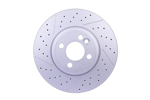 HELLA 8Dd 355 116-211 disque de frein résistant revêtu 54967Pro pour trajets sous la pluie