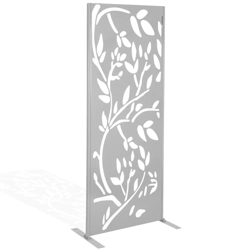 IDMarket - Panneau décoratif Universel 150 x 50 CM LIS Gris Clair