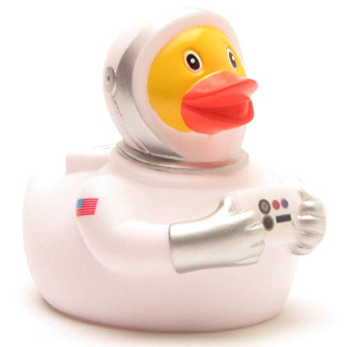 Duckshop I Astronaut - Paperella da bagno con paperella I cigolii, lunghezza: 11 cm