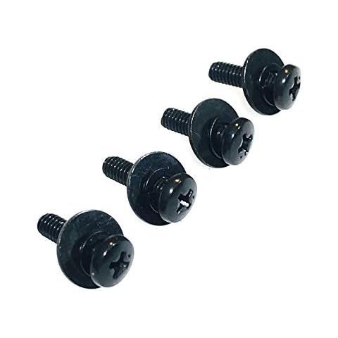 ReplacementScrews VESA Compatible M4 14mm TV/Monitor Wall Mount Screws for 75x75mm and 100x100mm Brackets. Metric Screws & Washers for Mounting Any TV/Monitor Brand Cover