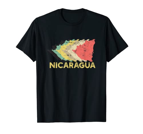 Vintage Nicaragua Mapa País - Latinoamericano Nicaragua Camiseta 🔥