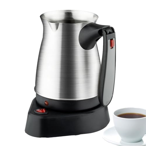 Hervidor eléctrico para café - Tetera y agua 600W con asa plegable - Hervidor de agua caliente | para familias, amigos, estudiantes, adultos, hombres, mujeres, hogar, oficina, R