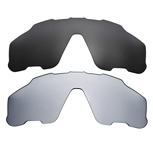 IMYTPFT Compatible/Repuesto para Lentes Oakley Jawbreaker Negro/fotocromático polarizado, Negro/fotocromático., Talla única