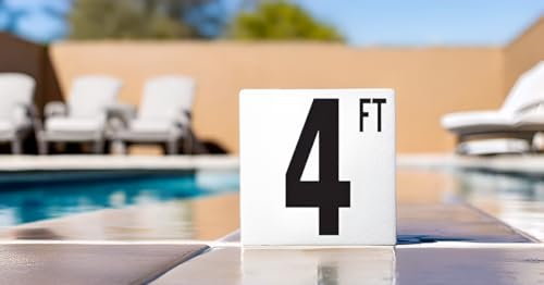 Aquatic Custom Tile - Señal cerámica para piscina 5.8" x 5.8" miniatura 3