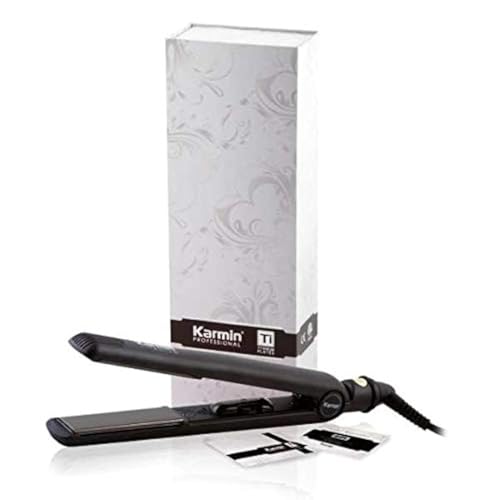 Plancha de cabello profesional Karmin con placas de titanio miniatura 1