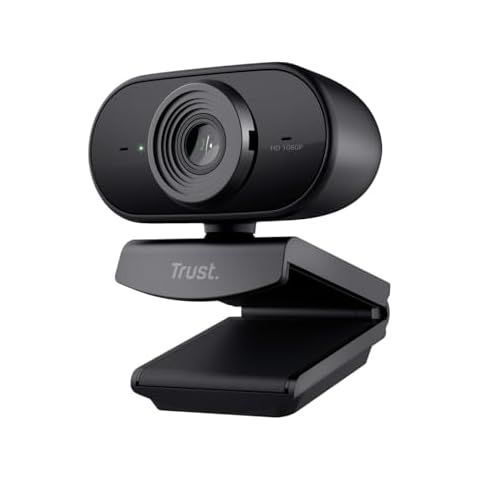Trust Tolar Full HD Webcam with Microphones Cover
