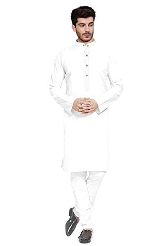 Image of trustous Mens straigth Solid Kurta Pyjama Set Combo in 100% Cotton with 16 Colour Option and Size are XS to 3XL for (Birthday,Wedding, Ceremony, Casual, Engagement)