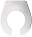 Commercial Toilet Seat, Child 15-1/4" Open Front, White