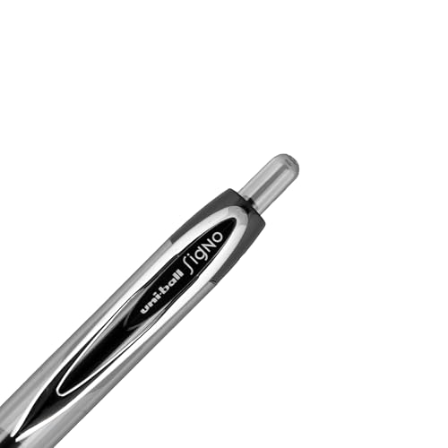 Image of uniball 207 Retractable Gel Pen, Medium Point (0.7mm), Pink Ink, 6 Pens