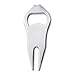 GOLTERS Golf Divot Repair Tool with Ball Marker, a Unique and Multi-Functional Golf Accessory, Nickel (Black)