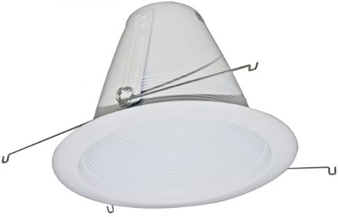 Cone Stepped Baffle White for 6" Recessed Can by AH Lighting