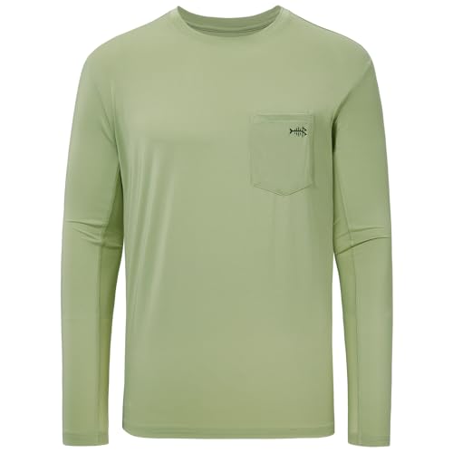 Image of BASSDASH Men's UPF 50+ Performance Long Sleeve T-Shirt UV Sun Protection Fishing Hiking Sports Shirts