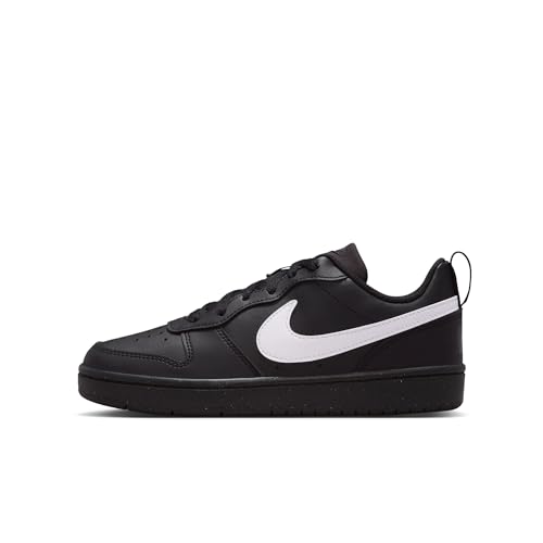 Nike Unisex Niños Court Borough Low Recraft Zapatos Mayores, Color Negro, Blanco y Negro., 36 EU