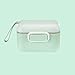 MUUZONING Dispensador Portátil de Leche en Polvo, Caja Hermética de Almacenamiento de Leche en Polvo con Nivelador y Cuchara, Artículos Esenciales de Viaje para Bebé - Capacidad 400ml (Verde)