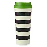 Kate Spade New York Thermal Mug, Black Stripe