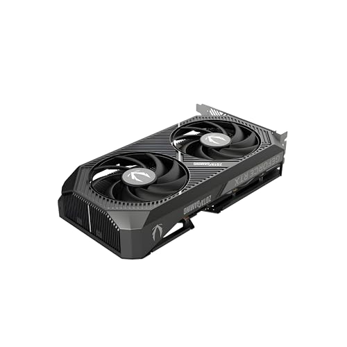 Image of ZOTAC Gaming GeForce RTX 5050 Twin Edge Graphics Card - Black | 8 GB | DLSS 4 | GDDR6 | 128 bit | Dual Fan | 2560 CUDA Cores | ZT-B50500E-10M