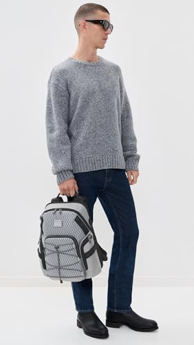 Image of Tumi Mens Navigation Backpack Pearl Grey Mesh One Size