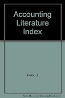 Accounting Literature Index 0070277842 Book Cover