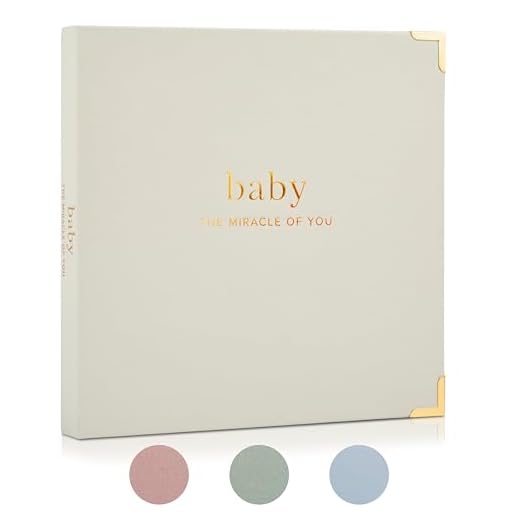Keepsake Baby Memory Book for Boys and Girls – Timeless First 5 Year Baby Book – Neutral Journal Scrapbook or Photo Album - Record a Milestone for Every Event from Birth to Age 5
