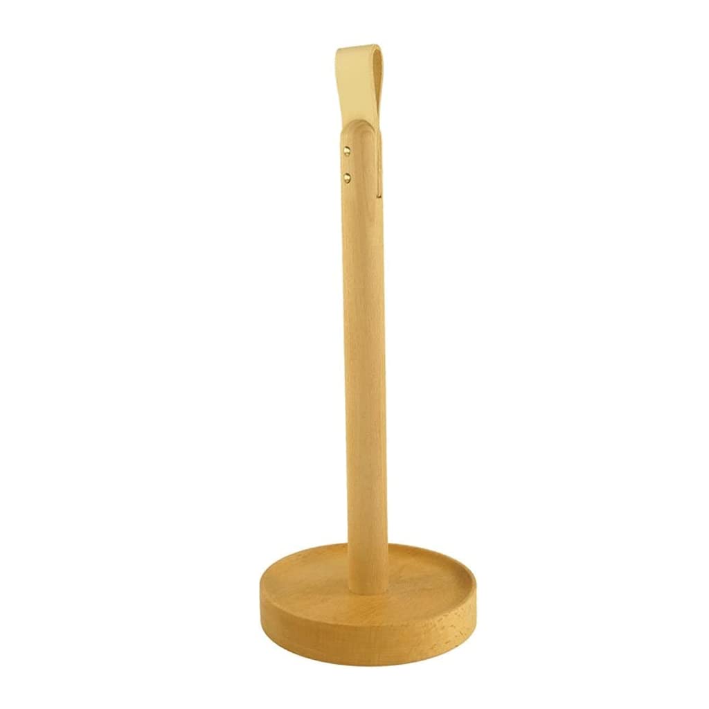 BKEKM Toallas Despachador Soportes para Toallas de Papel, dispensador de Toallas de Papel de Mesa de Madera Maciza, práctico y práctico dispensador de Toallas de Mano para Cocina práctico