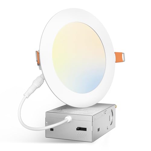 Amico 5 Inch 5CCT LED Ultra-Thin Canless Recessed Light