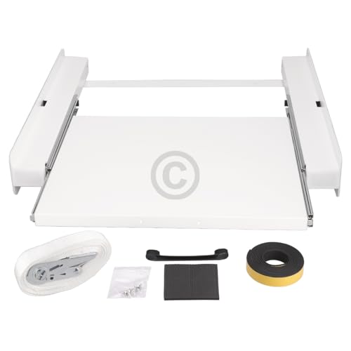 Telaio intermedio bianco con piano di lavoro universale per lavatrice asciugatrice