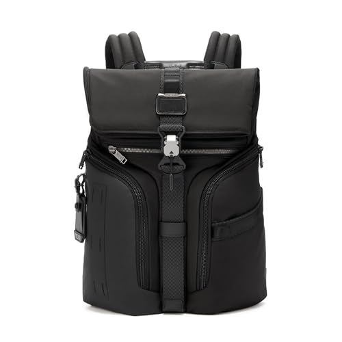 TUMI - Alpha Bravo Logistics Backpack - Front-Flap Design - Everyday Travel and Commute Bag - Fits Up to 15' Laptop - 17.0' X 13.0' X 6.75' - Black