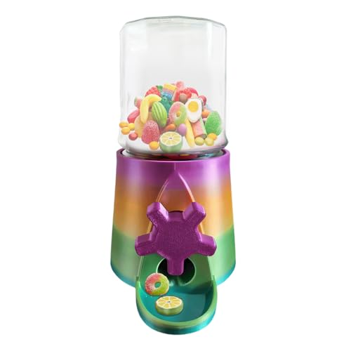 YNPQTDS Máquina Dispensadora de Caramelos - Dispensador de Caramelos Impreso en 3D - Decoración de Mesa en Colores para Dispensar Snacks Golosinas Fondant Nueces Chocolate YNPQTDS Máquina Dispensadora de Caramelos - Dispensador de Caramelos Impreso en 3D - Decoración de Mesa en Colores para Dispensar Snacks Golosinas Fondant Nueces Chocolate