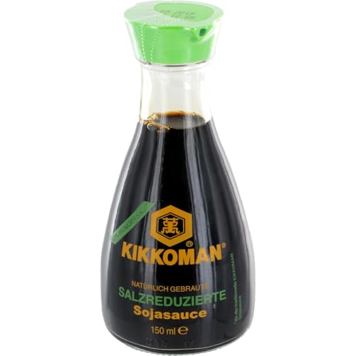 Kikkoman Salsa di Soia a Basso Contenuto di Sale, 150 ml