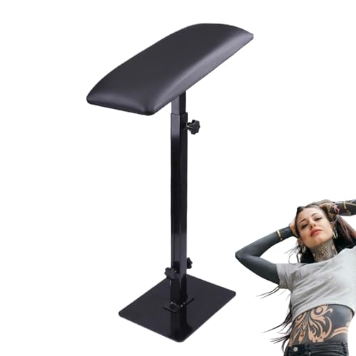 Soporte de descanso del brazo del tatuaje, soporte de tatuajes - Soporte de descanso de pierna de brazo de tatuaje ajustable | Suministros de tatuaje de tatuaje de reposapiés de reposapiés que ahorra