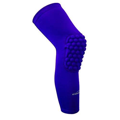 COOLOMG Basketball Knee Pad for Kids Youth Adult, Compression Anti-slip Knee Sleeve for Baseball Volleyball Football, Sports Knee Protector