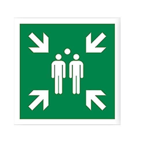 Plaque en aluminium ISO 7010 - 60 x 60 cm