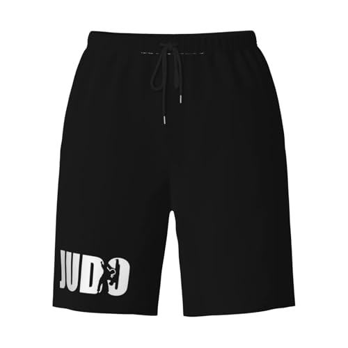Judo Men's Quick-Dry Board Shorts 7" - Swim Trunks Summer Hawaii Beach3
