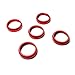 Kirk McCullough Cut-Down Duck Calls Game Call Duck Call Crack Rings Accent Band (5, Red)