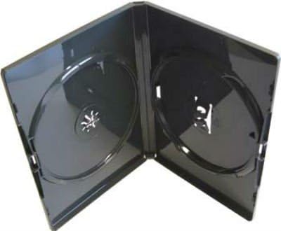 20 x Double Black Amaray DVD Replacement Cases