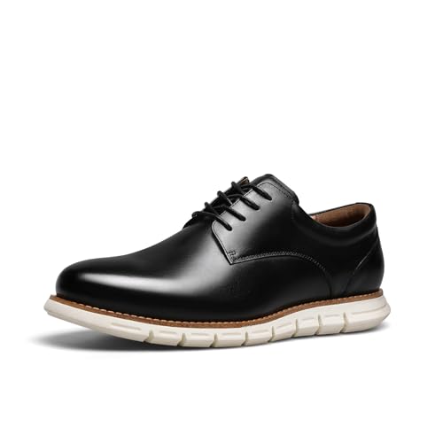 DESAI Mens Casual Leather Shoes in Genuine Leather for All Day Comfort and Style