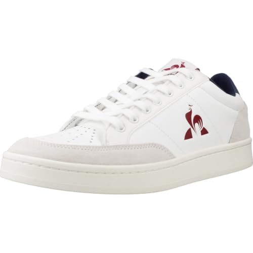 Le COQ Sportif LCS Ollie Waxy Canvas - Zapatillas para Hombre - Exterior de Piel sintética y Textil - Forro Textil - Color Pine Grove/Gold - Talla 45