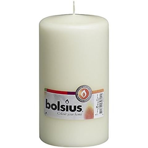 Bolsius Ivory Pillar Candle 150x80mm Cover