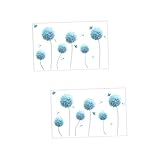 Décoration murale : autocollants en forme de pissenlit avec motif de pissenlit, uniques et parfaits pour décorer votre chambre.