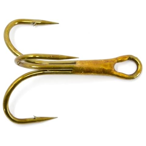 Phoxinus Bronze Treble Hooks for Fishing Cover