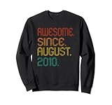 Photo Gallery awesome since august 2010 12th birthday retro 12 years old felpa Photo Gallery awesome since august 2010 12th birthday retro 12 years old felpa