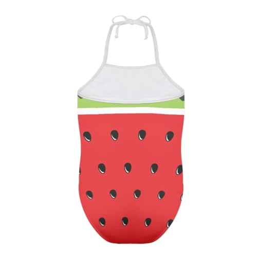Image of Girl Funny Cute Beach Sport Halter One Piece Swimsuit Bathing Suit for 3-10 Year