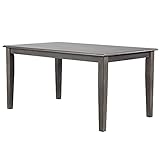 Sunset Trading Shades of Gray Dining Table, Weathered Grey