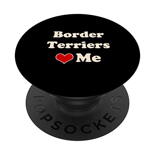 Border Terriers Heart Me divertido amante de los perros PopSockets PopGrip Intercambiable
