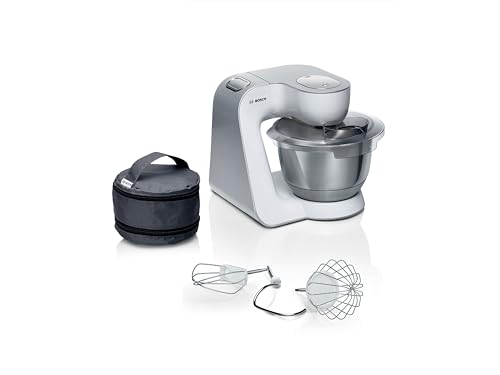 BOSCH MUM58200 Série 4 - Robot pâtissier 1000 W, Blanc, argent