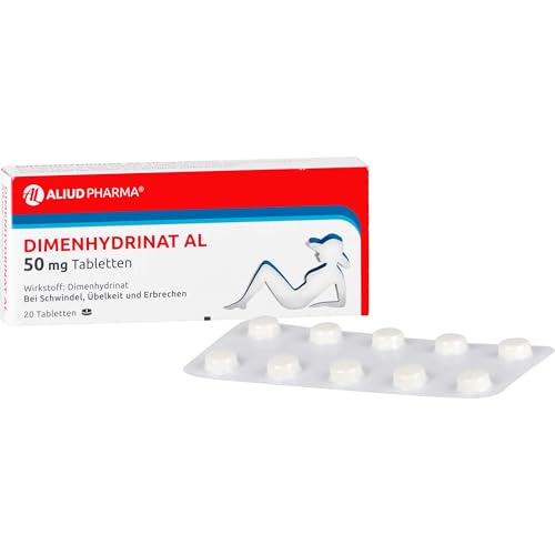 Dimenhydrinat AL 50 mg Tabletten, 20 St. Tabletten