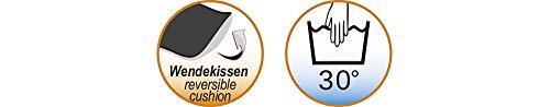 Nobby 71188 Komfortbett für Hunde Taika, 55 x 50 x 21 cm, braun/wollweiß