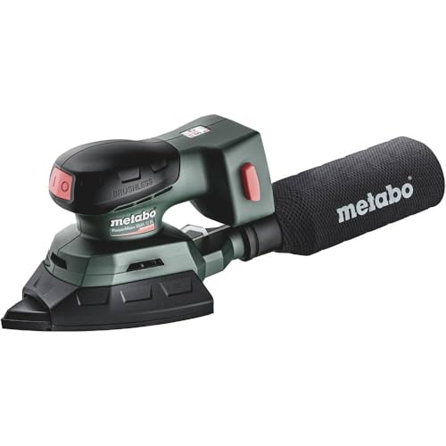 Metabo PowerMaxx SMA 12 BL Akku-Multischleifer 12 (Schleifer/Schleifgerät/Schleifmaschine in metaBOX 215, mit Schleifplatte, ohne Akku + Ladegerät) # 602037840