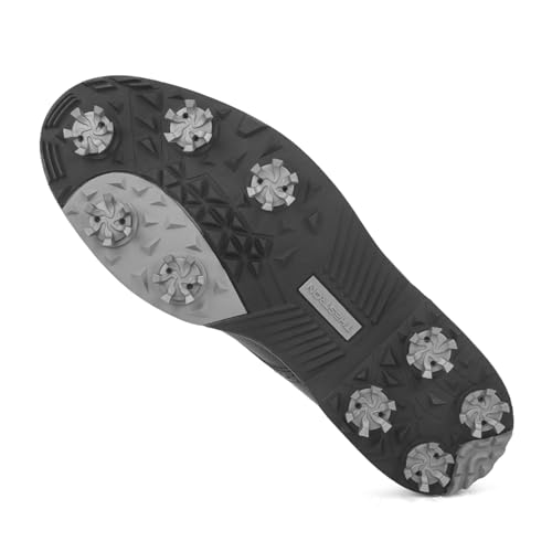 Image of Spikes Golf Shoes Men Professional Golf Shoes Waterproof Walking Footwears for Golfers Outdoor Gym Sneakers