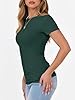 ANRABESS Women Short Sleeve Crewneck Ribbed Knit S... #4